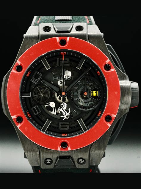 hublot big bang unico red carbon